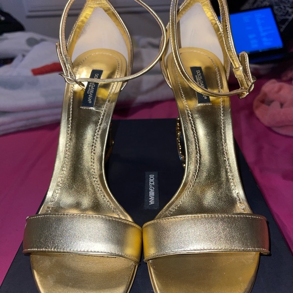 Women's D&G Sculpted High Heel Sandals WORN ONCE !! - Picture 3 of 16